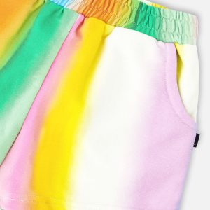 Printed French Terry Shorts Multicolored - Image 4