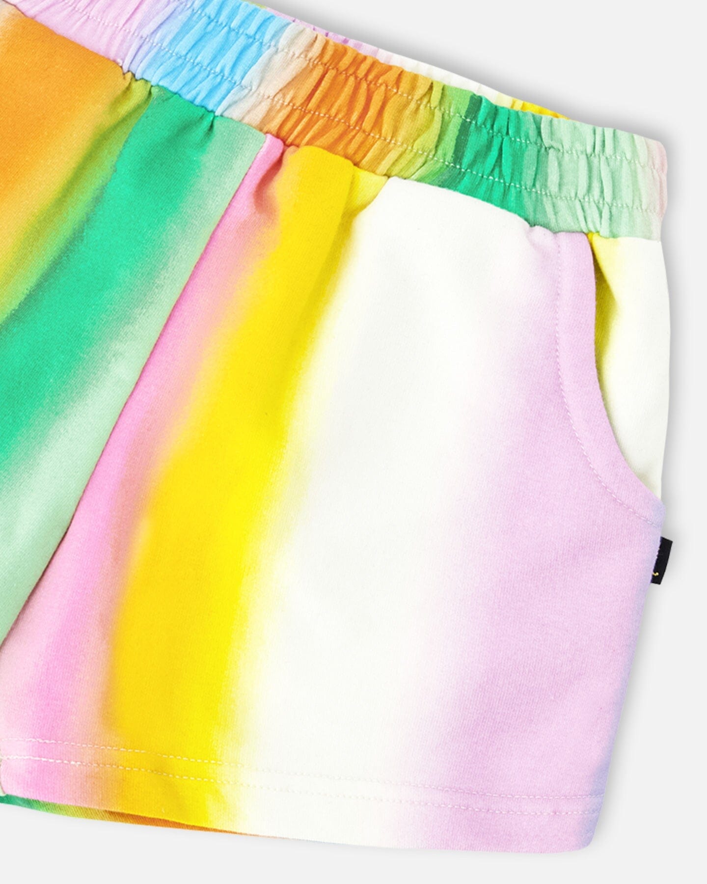Printed French Terry Shorts Multicolored - Image 4
