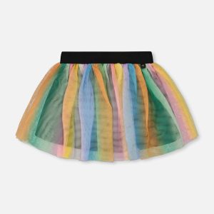 Printed Mesh Skirt Multicolored - Image 10