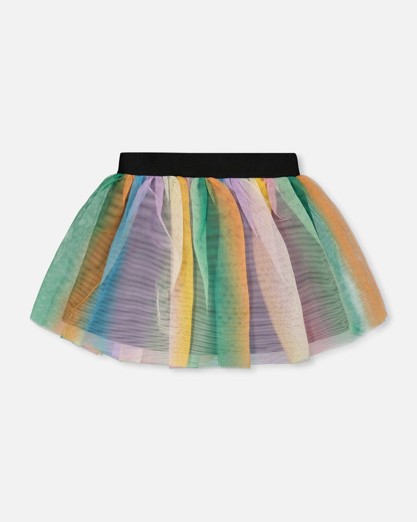 Printed Mesh Skirt Multicolored - Image 3