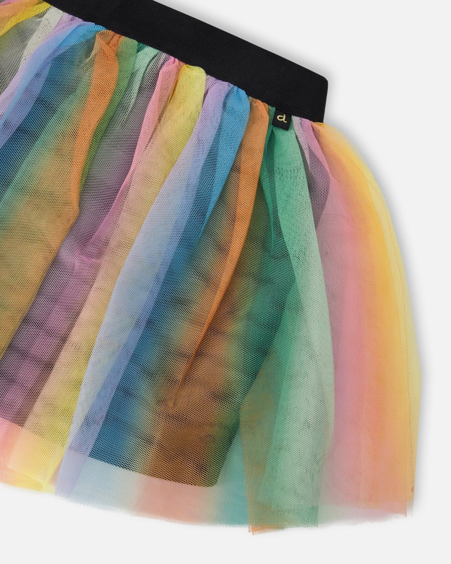 Printed Mesh Skirt Multicolored - Image 4