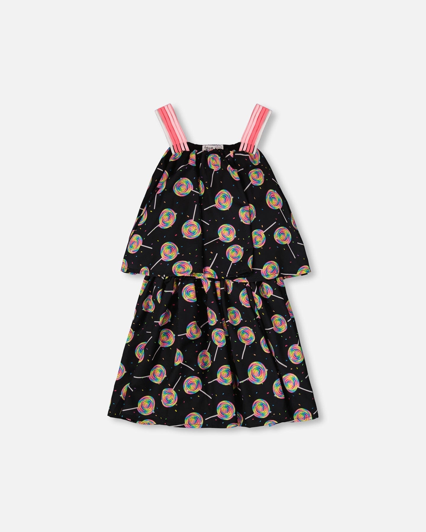 Woven Dress Black Lollipop Print - Image 9