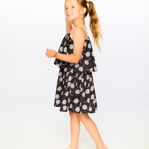 Alternative view of Woven Dress Black Lollipop Print