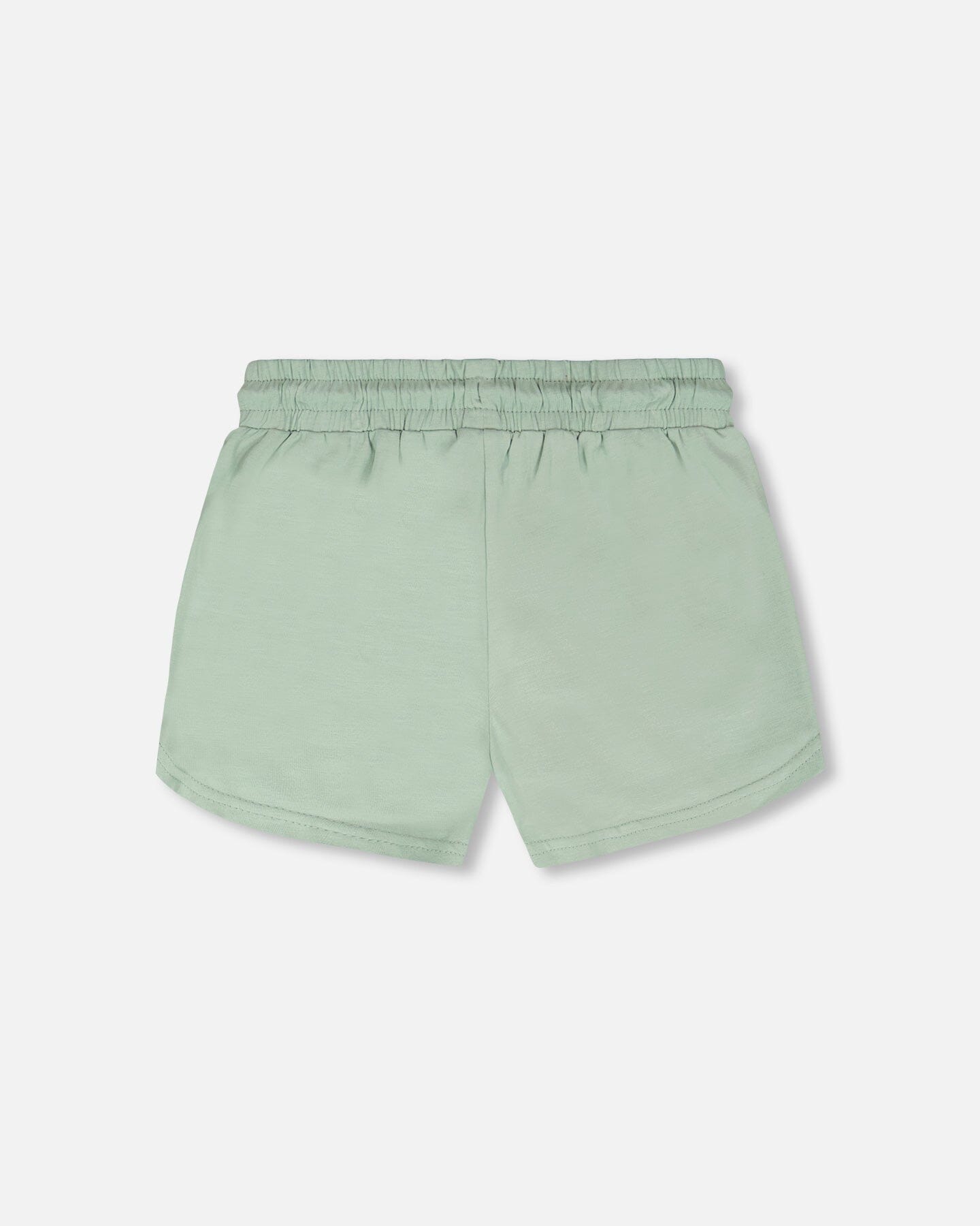 Organic Cotton Jersey Shorts Sage Green - Image 4