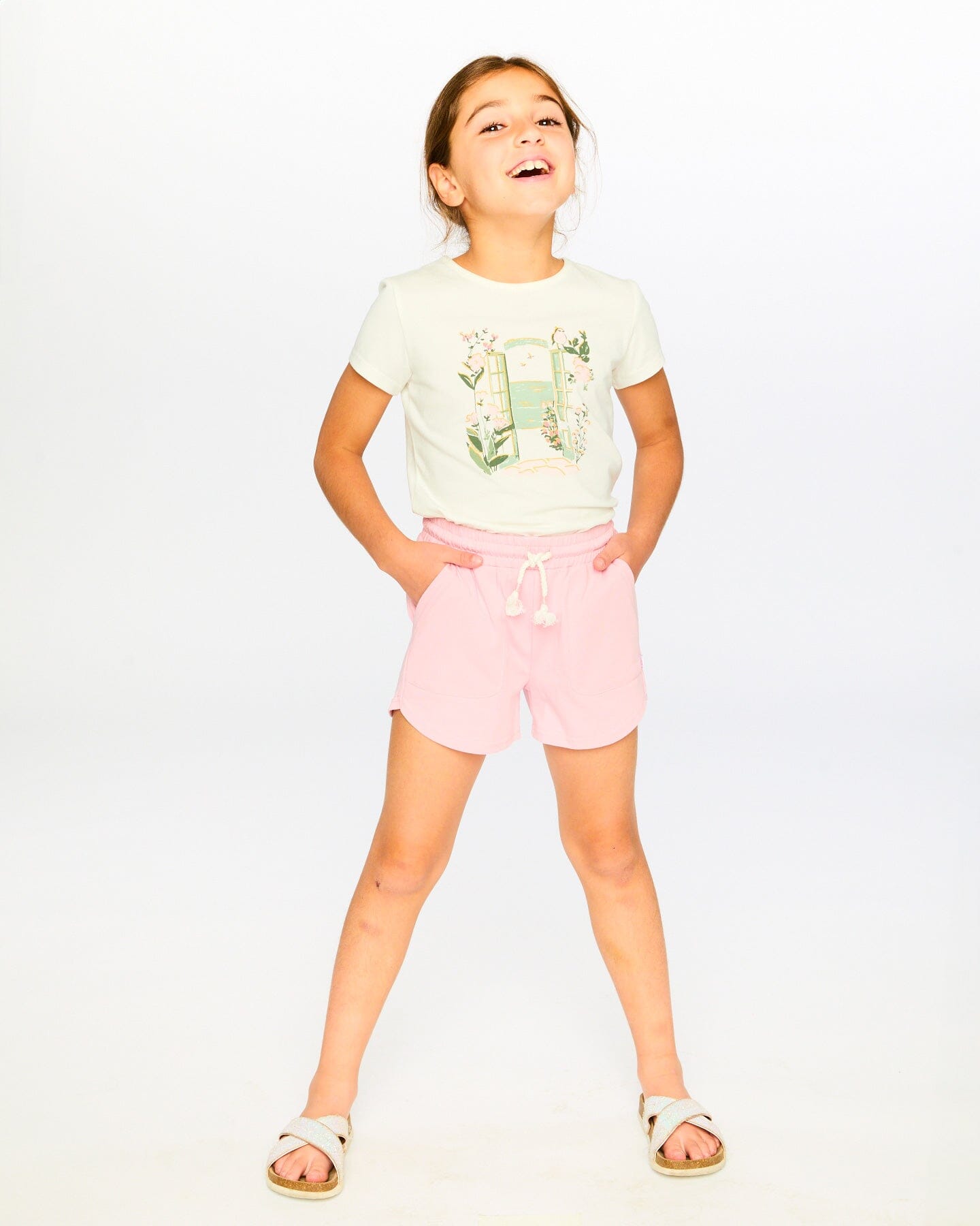 Organic Cotton Jersey T-Shirt Off-White - Image 3