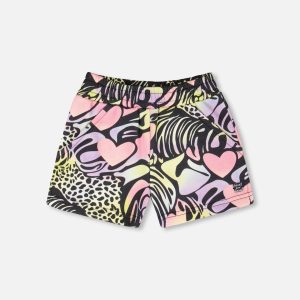 French Terry Shorts Black Multicolor - Image 14