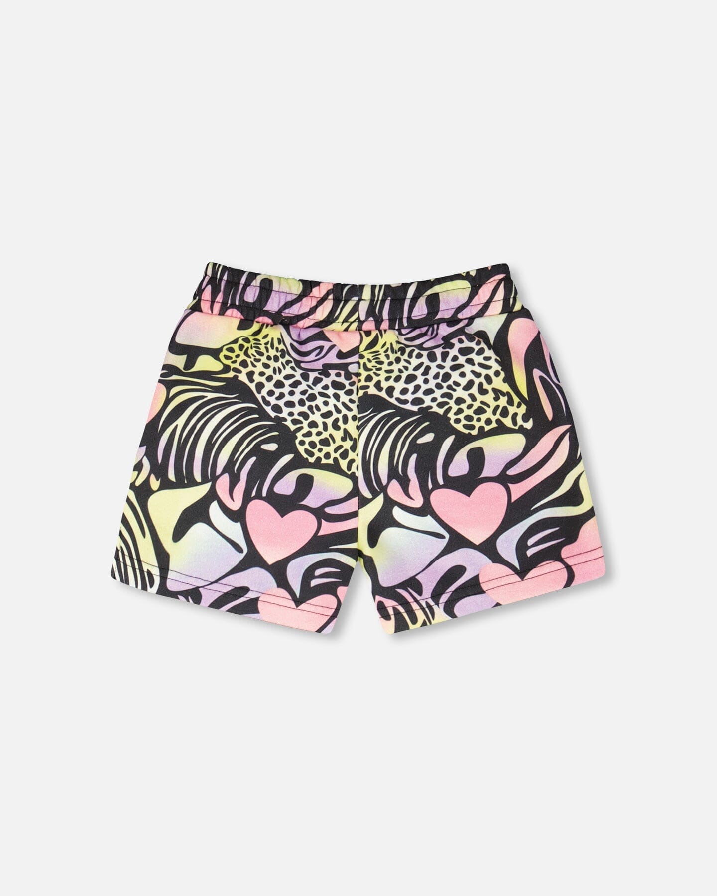 French Terry Shorts Black Multicolor - Image 3