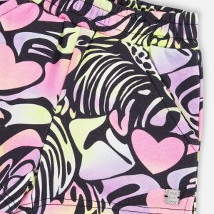 French Terry Shorts Black Multicolor - Image 4