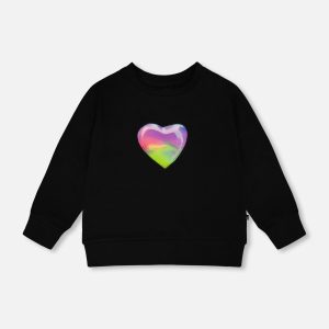 Organic Cotton Jersey Long Sleeve T-Shirt Black - Image 8