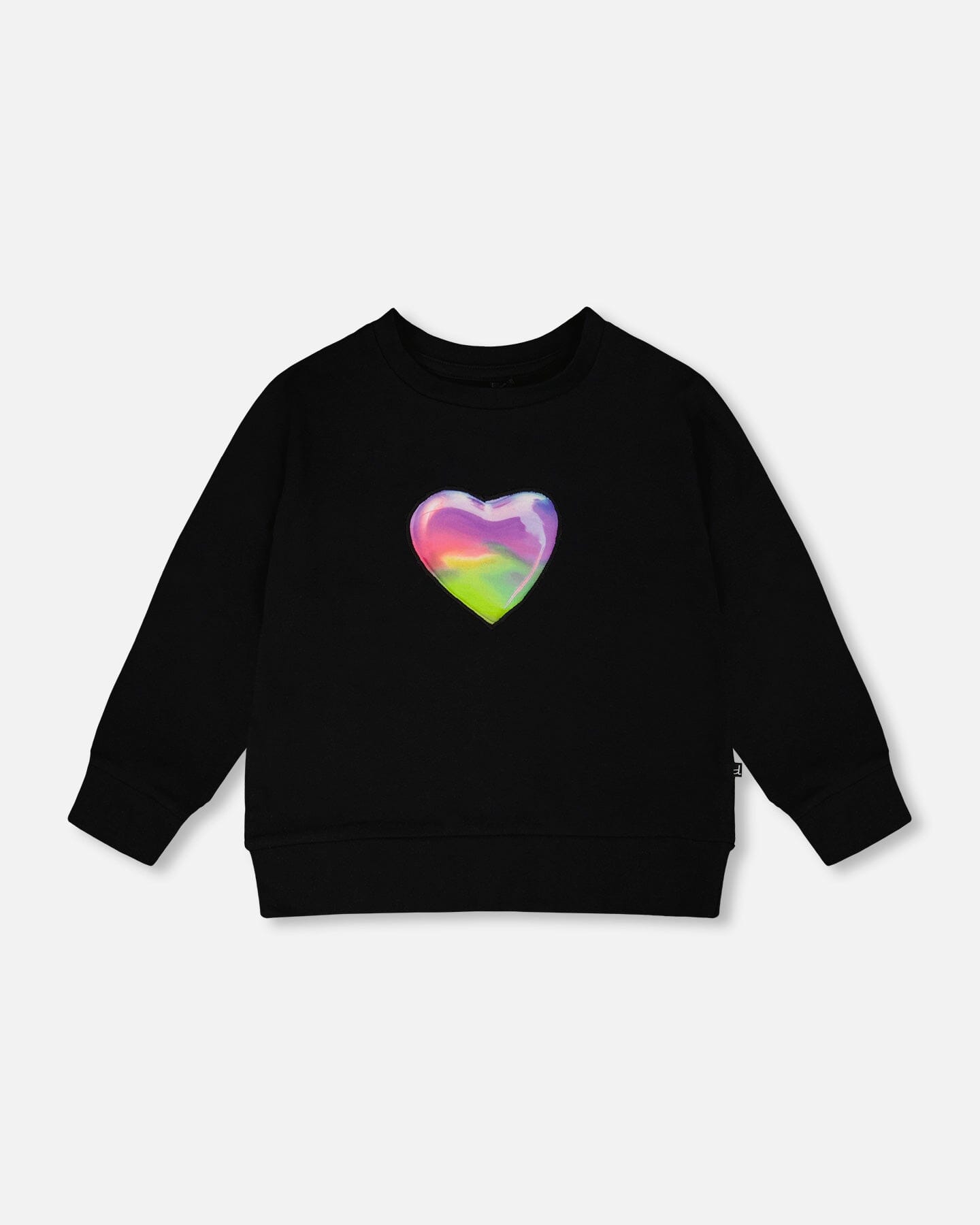 Organic Cotton Jersey Long Sleeve T-Shirt Black - Image 8