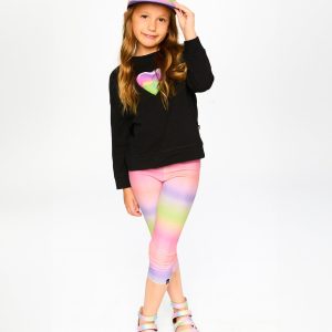 Organic Cotton Jersey Long Sleeve T-Shirt Black - Image 4