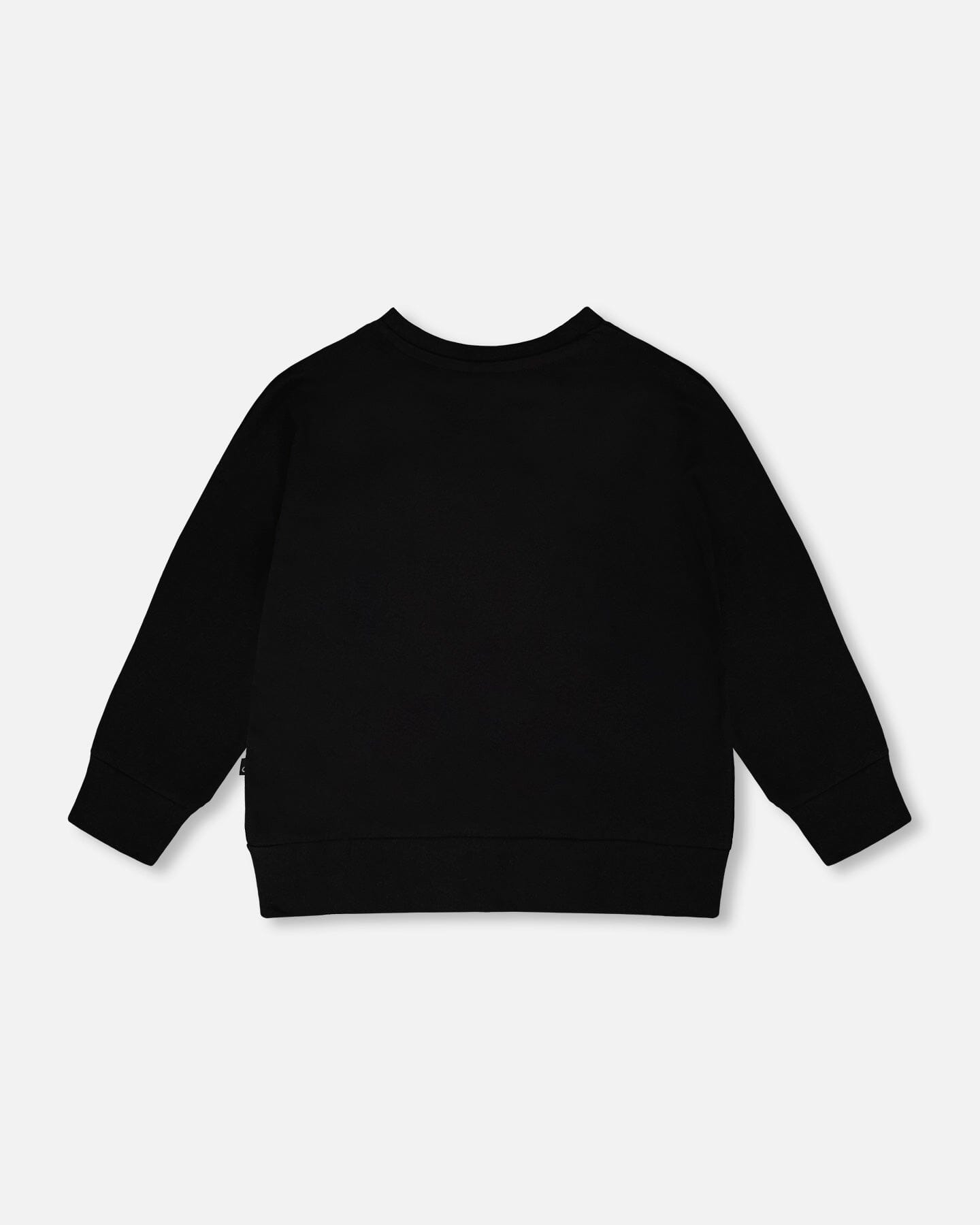 Organic Cotton Jersey Long Sleeve T-Shirt Black - Image 5