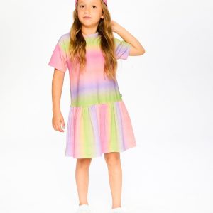 Alternative view of Printed Jersey Dress With Heart Back Cut Out Multicolor