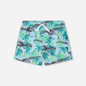 Boardshorts Blue Skeleton Print