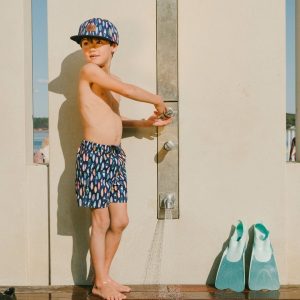 Alternative view of Boardshorts Blue Surfboard Print