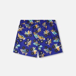 Boardshorts Blue Truck Print