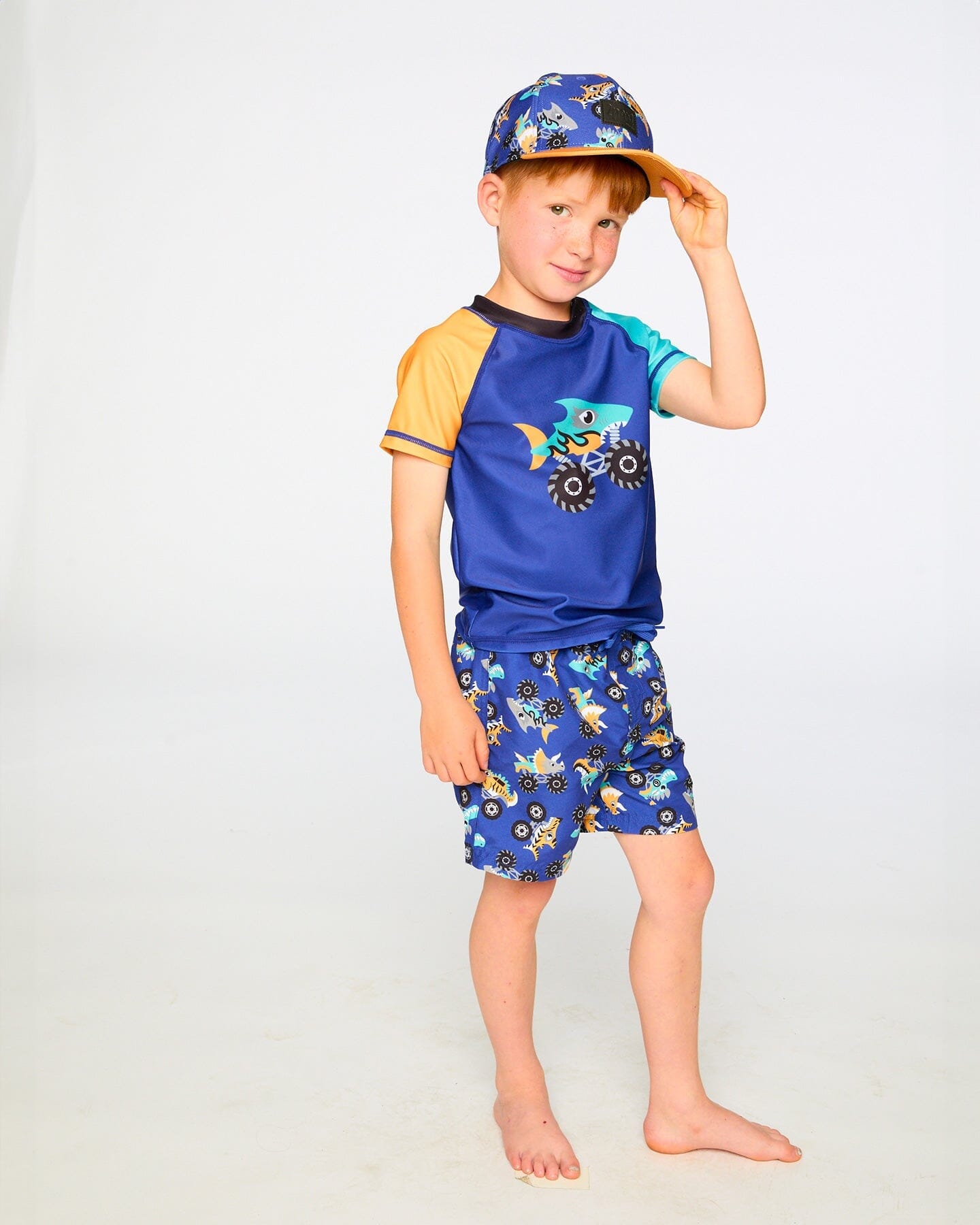 Boardshorts Blue Truck Print - Image 3