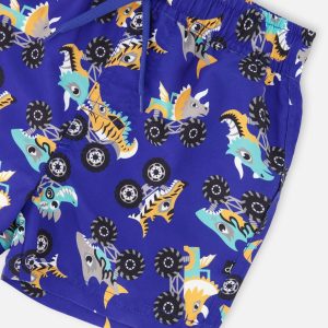 Boardshorts Blue Truck Print - Image 5