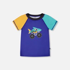 Short Sleeve Rashguard Ultramarine Blue - Image 6