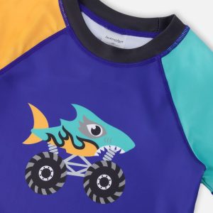 Short Sleeve Rashguard Ultramarine Blue - Image 4