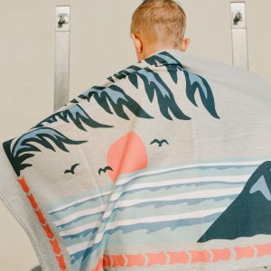 Alternative view of Beach Towel Gray