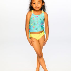 Alternative view of Two-Piece Swimsuit Green Beach Print