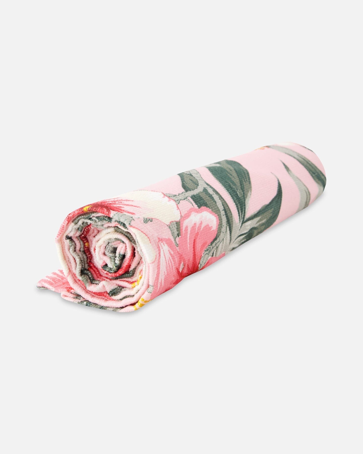 Beach Towel Pink Hibiscus Print - Image 4