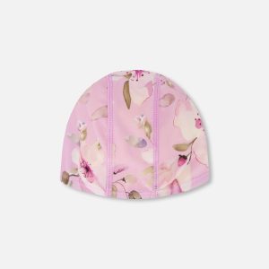 Alternative view of Swim Cap Purple Flower Print