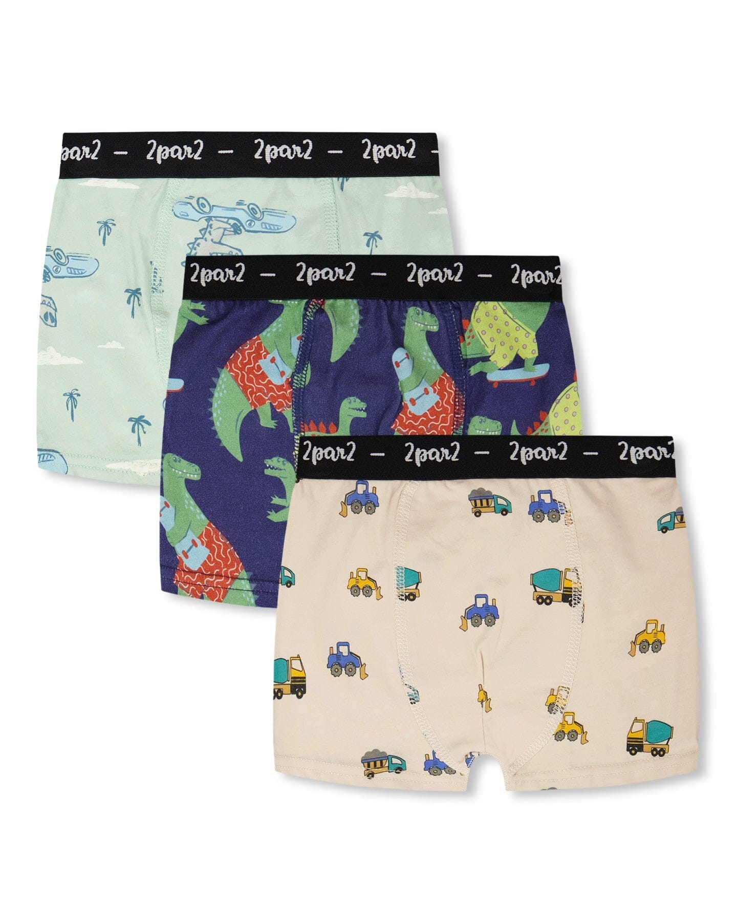 Organic Cotton Printed Adventure Boxers Pack Of 3 - Image 8