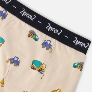 Organic Cotton Printed Adventure Boxers Pack Of 3 - Image 2