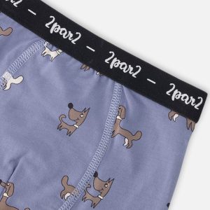 Organic Cotton Printed Boxers Pack Of 3 - Image 4