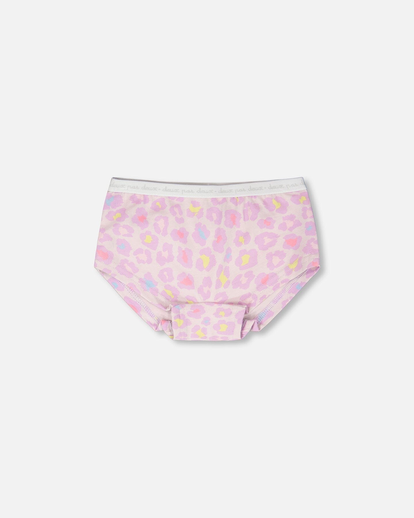 Organic Cotton Boyshort Panty Purple Animal Print - Image 4