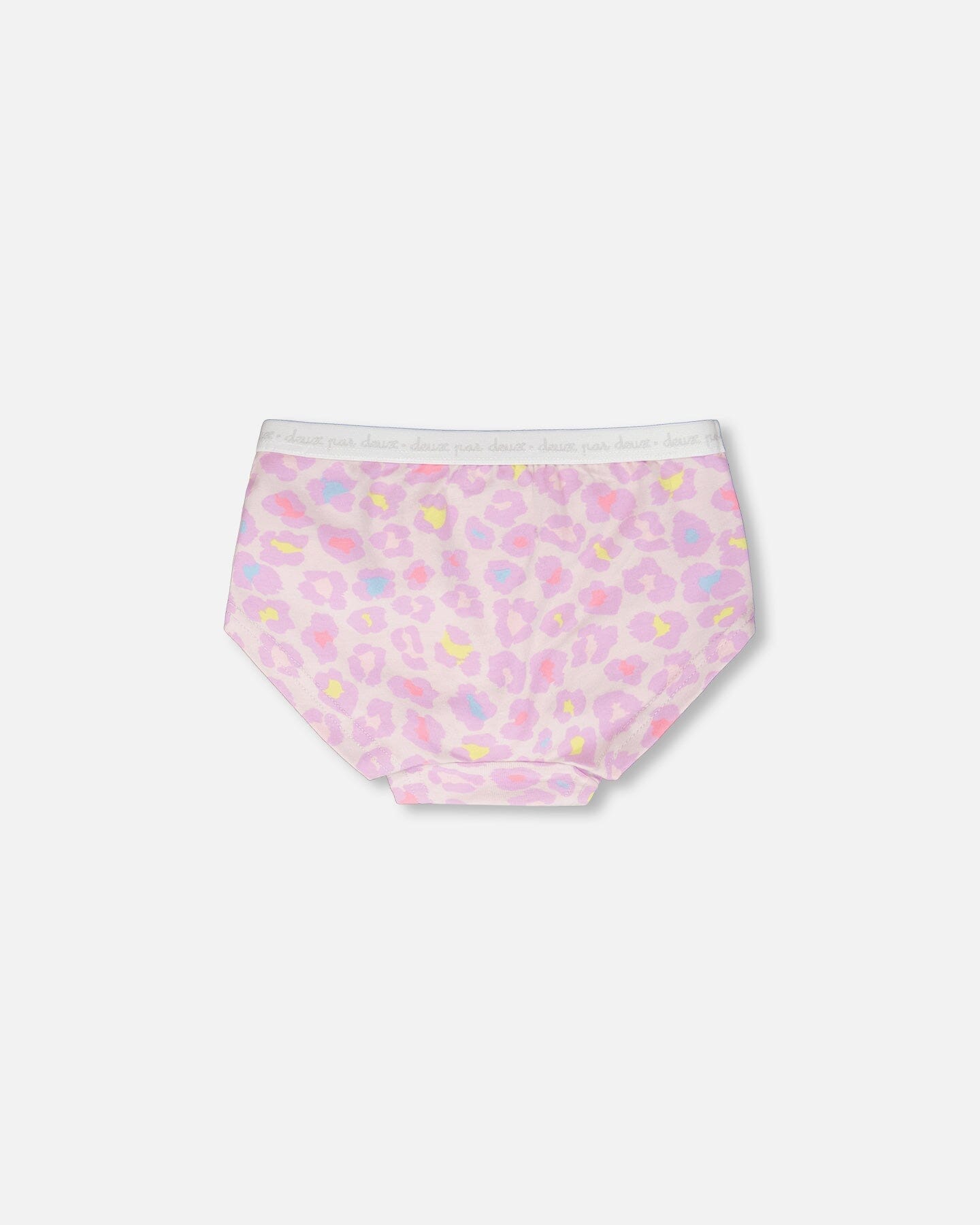 Organic Cotton Boyshort Panty Purple Animal Print - Image 2