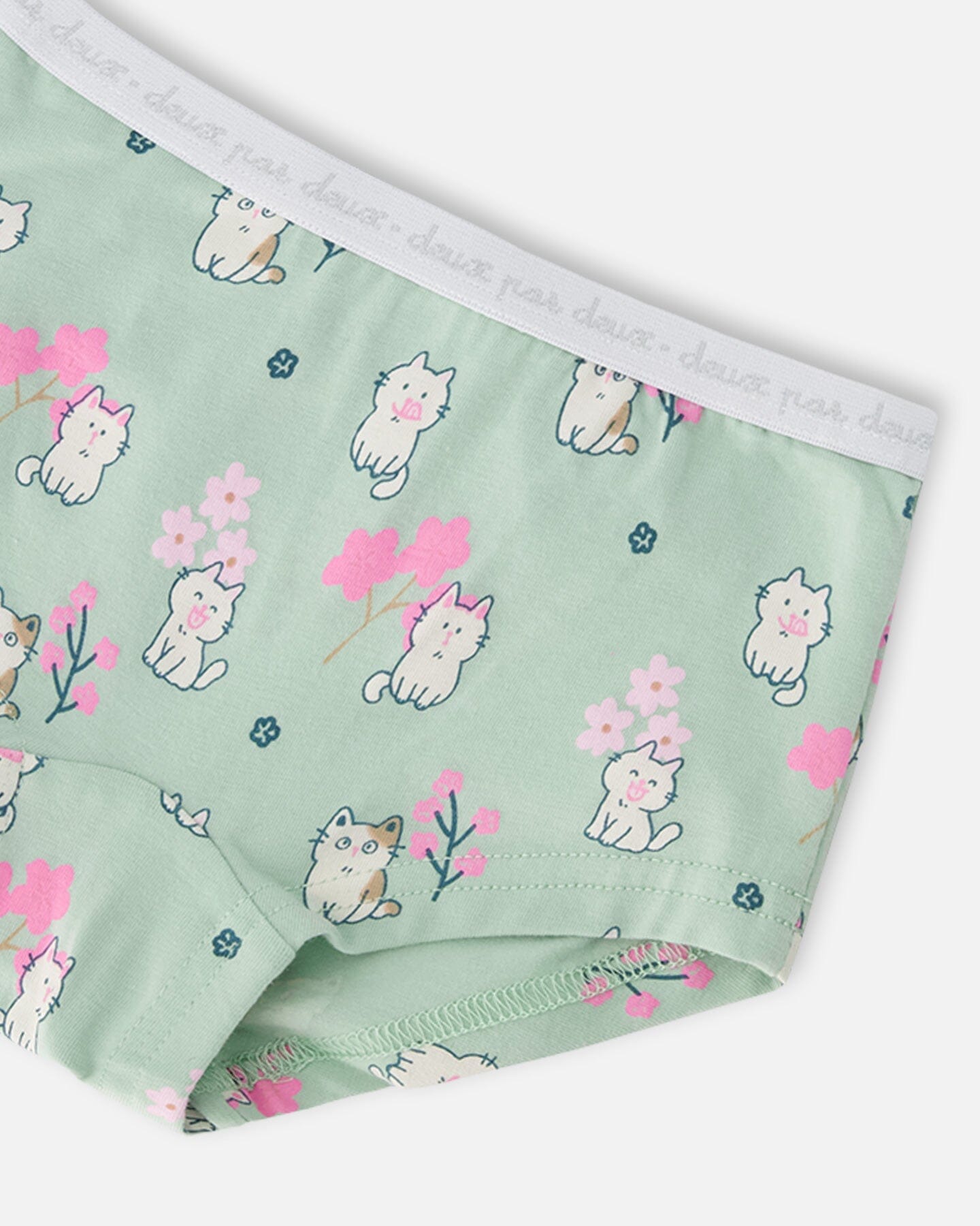 Boyshort Panties (Pack Of 3) Printed Organic Cotton - Image 2