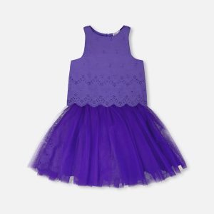 Sleeveless Top And Skirt Set Mauve - Image 8