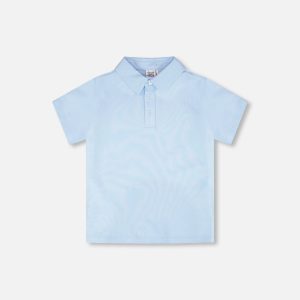 Polo T-Shirt Pale Blue - Image 4