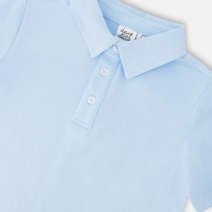 Polo T-Shirt Pale Blue - Image 3