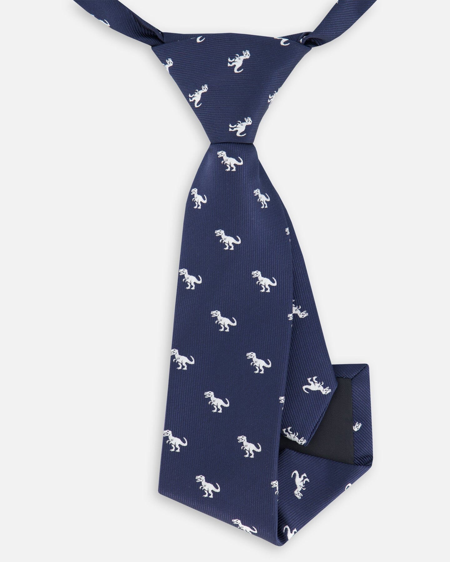 Neck Tie Blue Dino Print - Image 3