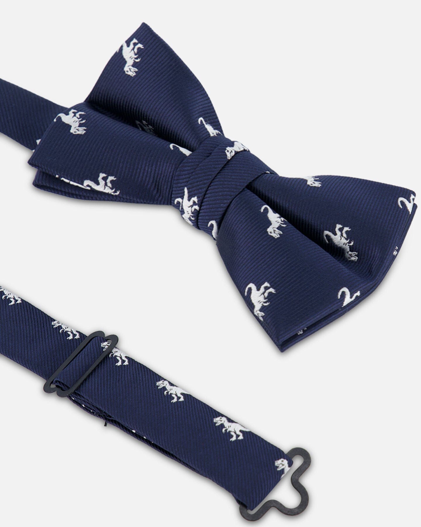 Bow Tie Blue Dino Print - Image 3