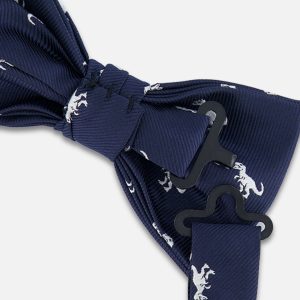 Bow Tie Blue Dino Print - Image 4