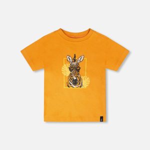 Organic Cotton Short Sleeve T-Shirt Orange - Image 9