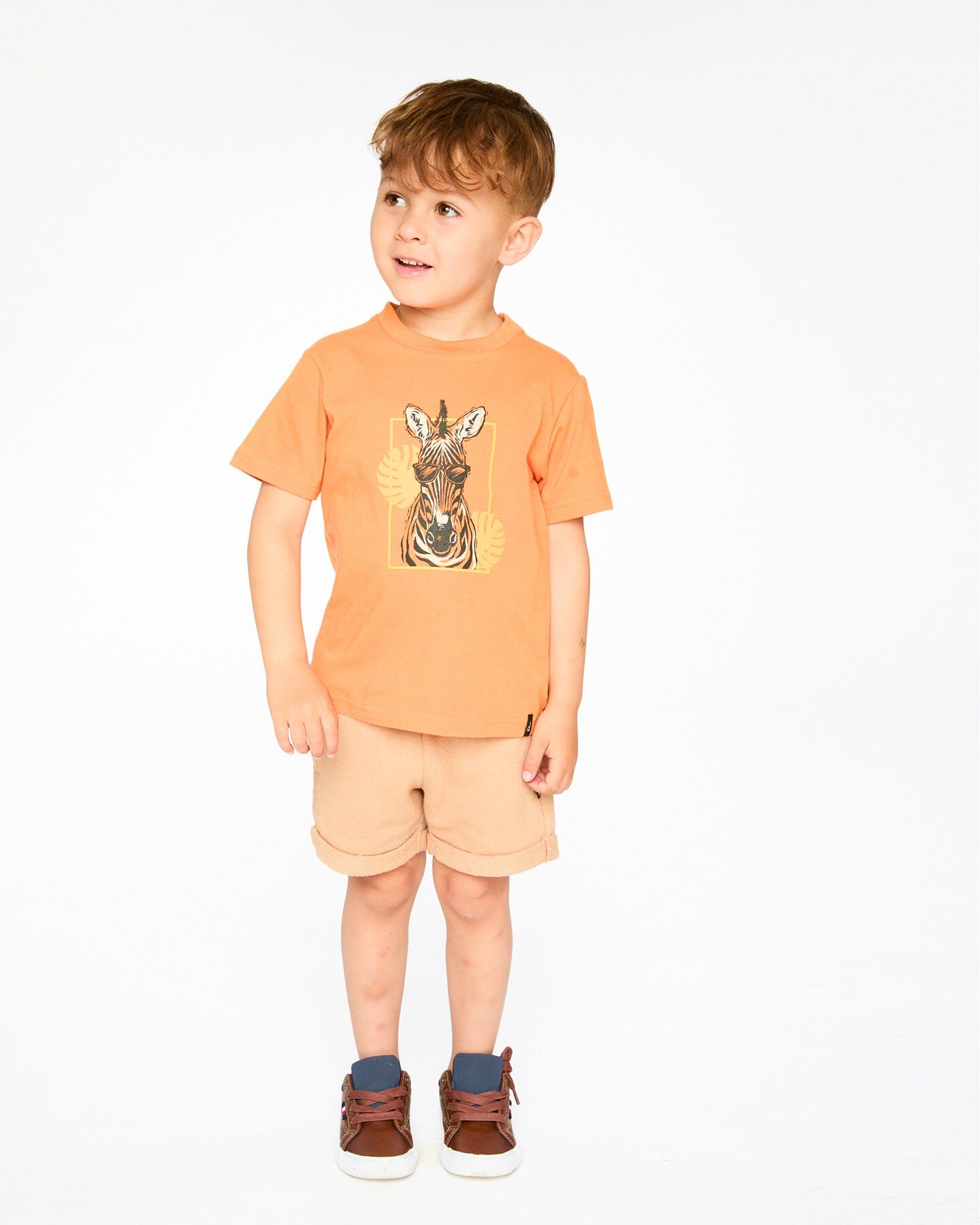 Organic Cotton Short Sleeve T-Shirt Orange - Image 2