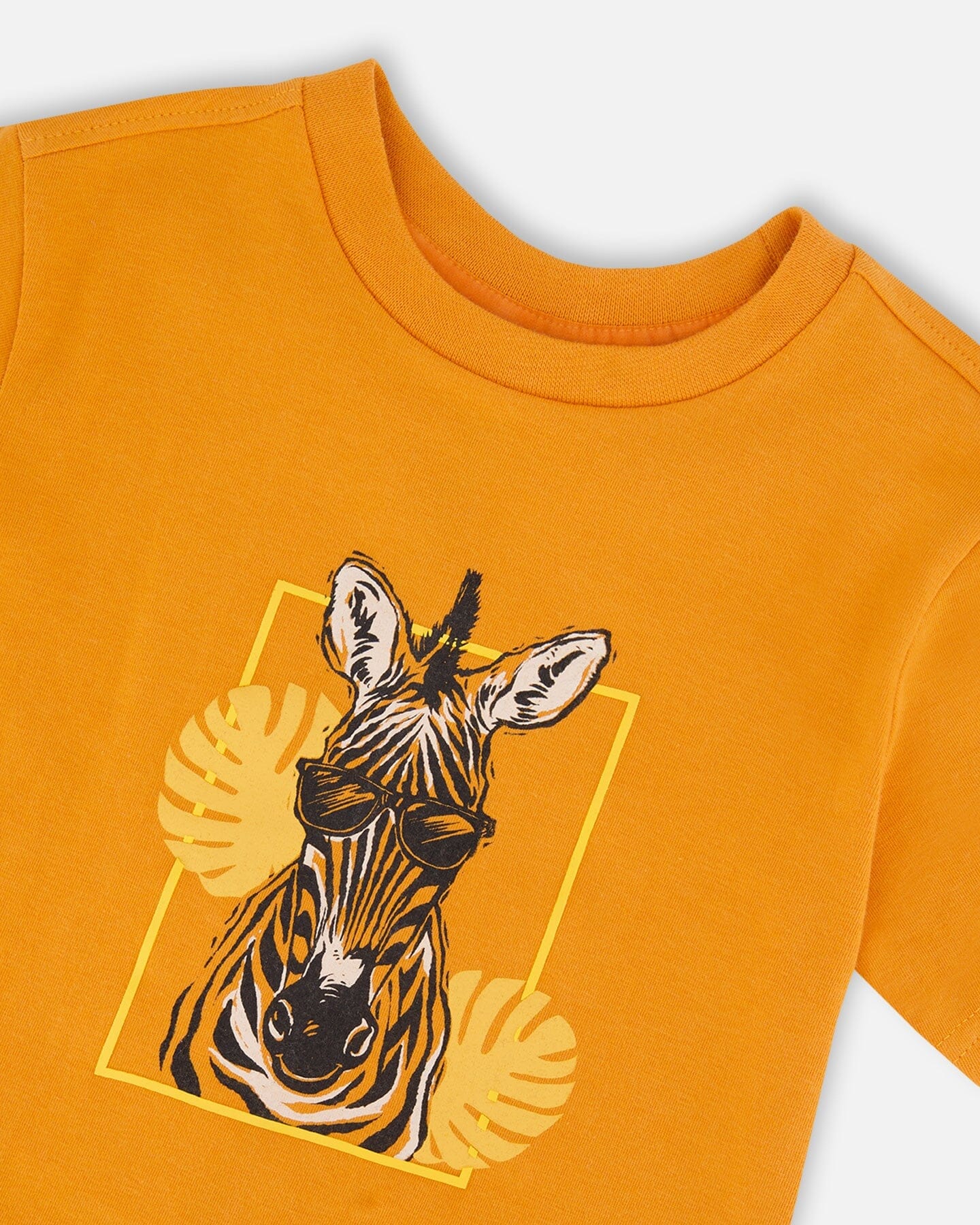 Organic Cotton Short Sleeve T-Shirt Orange - Image 4