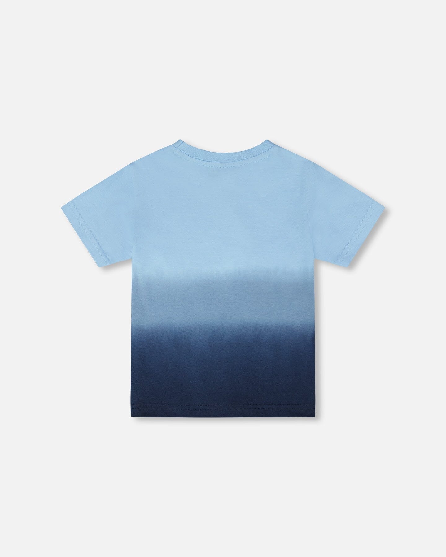 Organic Cotton Short Sleeve T-Shirt Blue Gradient - Image 3