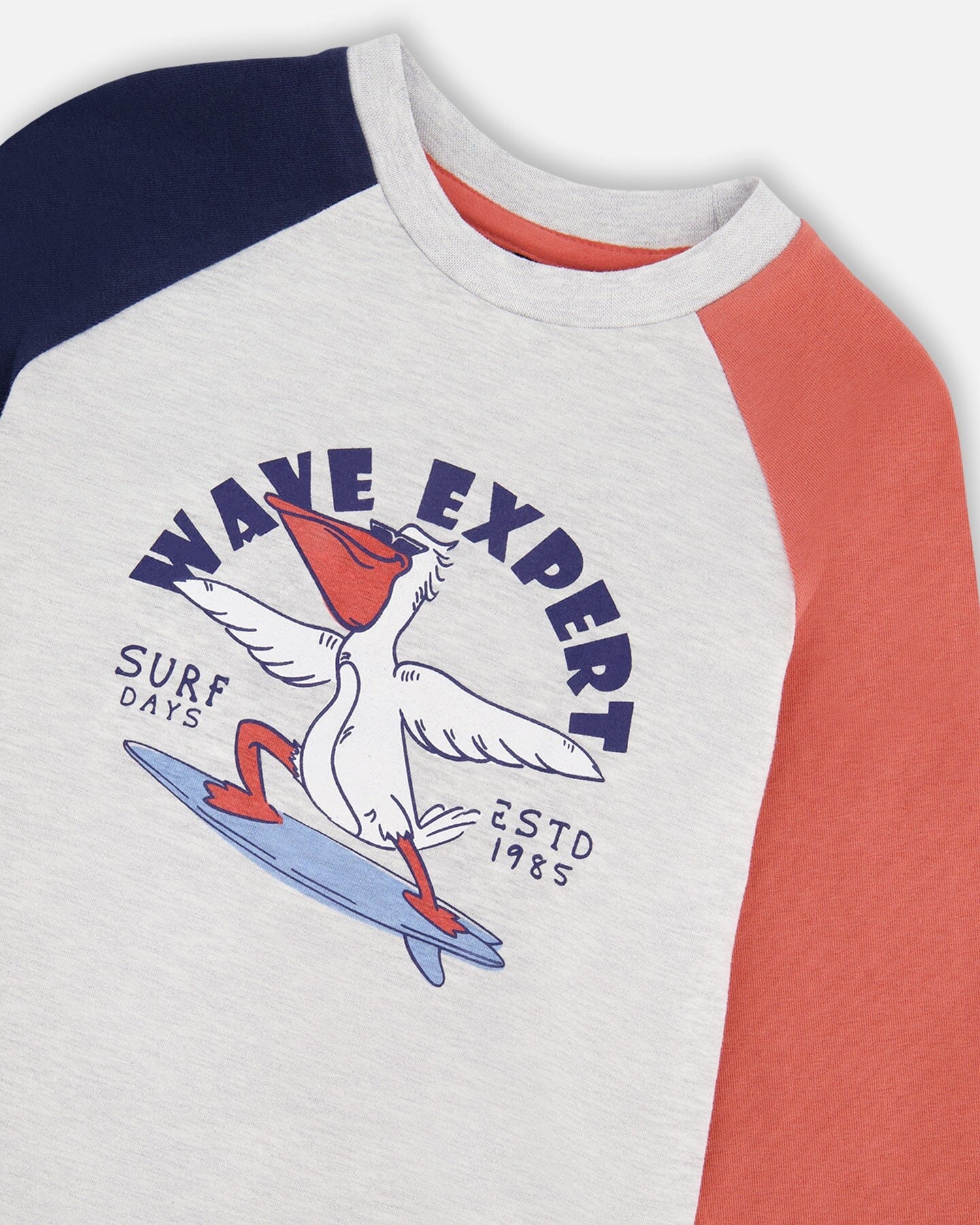 Jersey Long Sleeve T-Shirt Light Grey Mix - Image 4