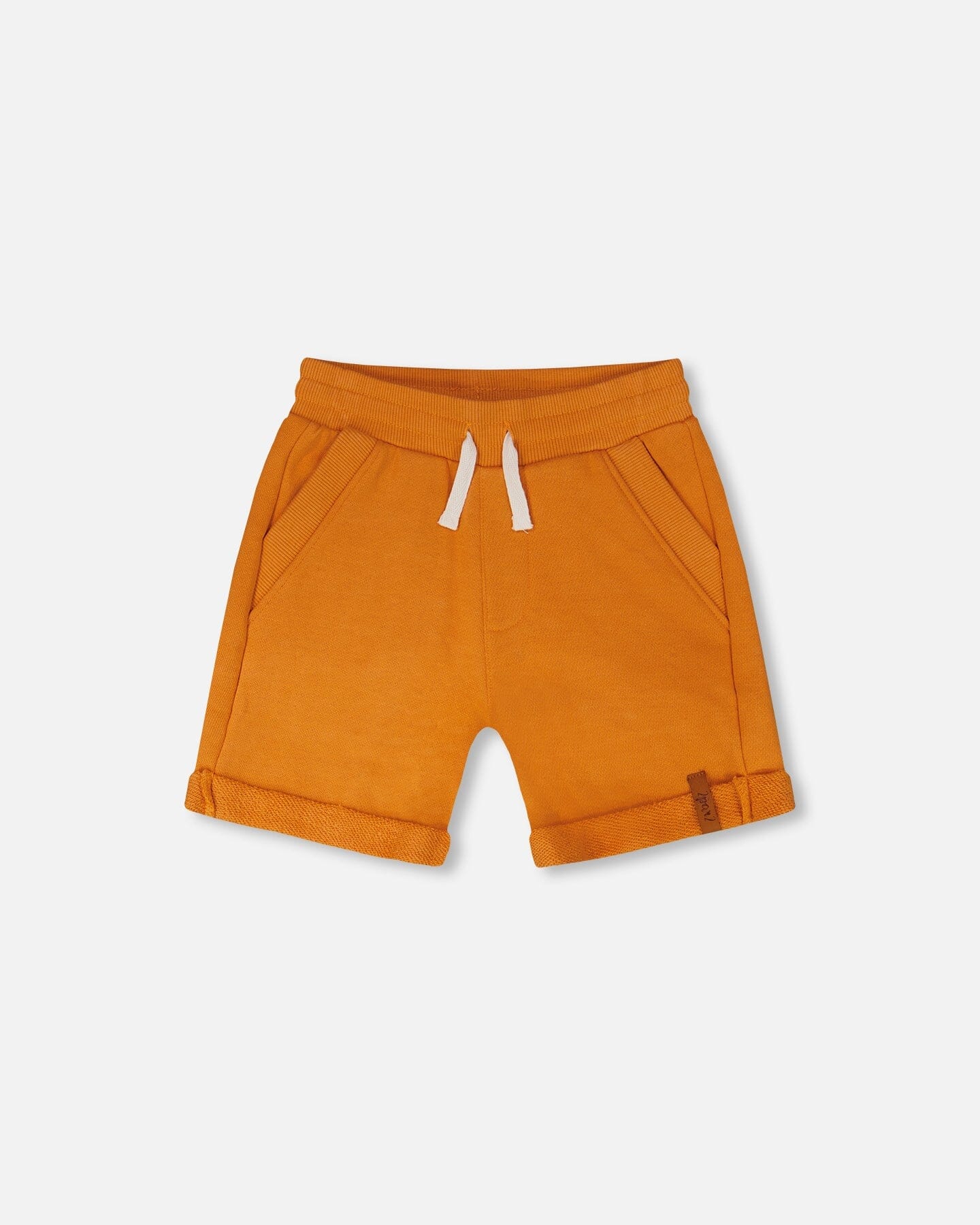 French Terry Shorts Orange - Image 13