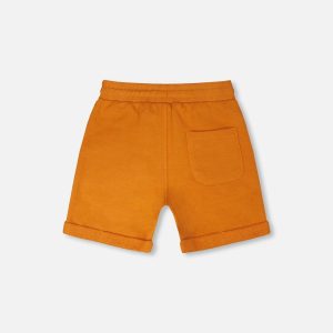 French Terry Shorts Orange - Image 4