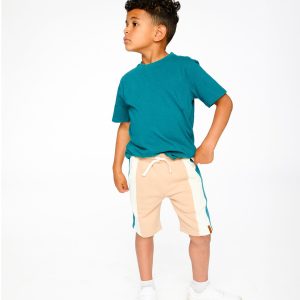Sporty French Terry Shorts Beige - Image 3