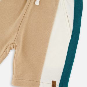 Sporty French Terry Shorts Beige - Image 5