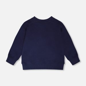 French Terry Sweatshirt Dark Blue - Image 4